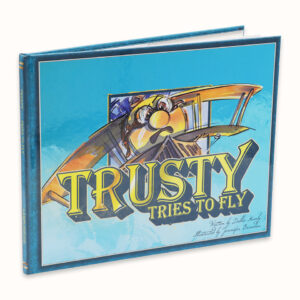 Illustrated Trusty Tries to Fly