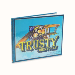 Damaged Illustrated Trusty Tries to Fly